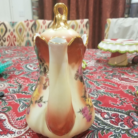 Antique Ornate Victorian Teapot - Gold Trimmed - Picture 3 of 6